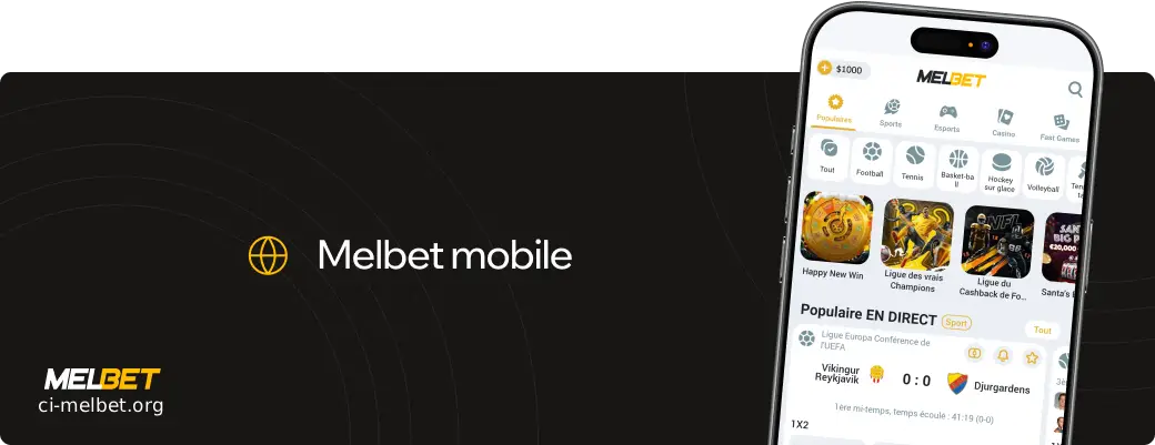 Melbet Côte d'Ivoire Mobile